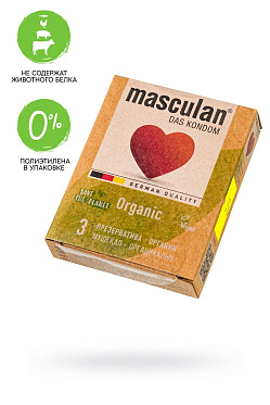 Презервативы Masculan ORGANIC утонченные (3шт.)