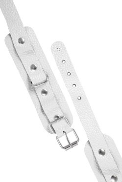 Оковы мини Pecado BDSM, со скруглёнными углами белые