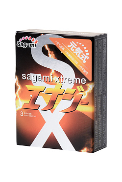 Презервативы латексные Sagami Xtreme Energy (3шт.)