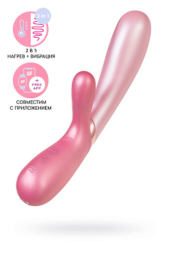 Вибратор Satisfyer Hot Lover с клиторальным стимулятором, розовый
