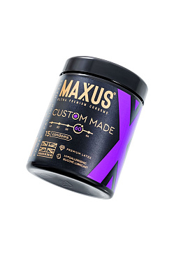 Презервативы MAXUS в металлическом кейсе, Custom Made 60, X-Edition (15шт.)