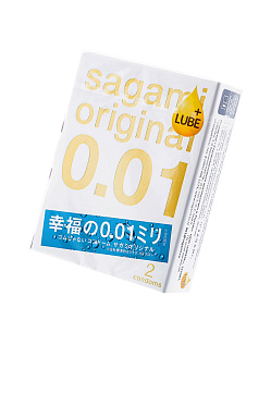 Презервативы полиуретановые Sagami Original 001 EXTRA LUB (2шт.)