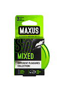 Презервативы MAXUS в металлическом кейсе, MIXED ассорти (3шт.) Презервативы MAXUS в металлическом кейсе, MIXED ассорти (3шт.)
