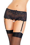 Эротические трусики-пояс Erolanta Sheila, чёрный (42-44)