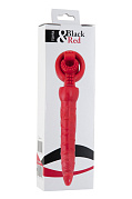 Вибронасадка с анальным стимулятором красная Вибронасадка с анальным стимулятором красная