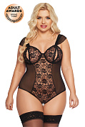 Боди SoftLine Collection, Dora, черное (XL) Боди SoftLine Collection, Dora, черное (XL)