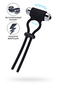 Лассо на пенис Jat, силикон, черное, 14 см.