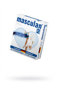 Презервативы Masculan Ultra 2 особо тонкие (3шт.)