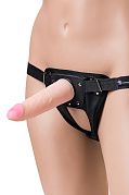 Страпон на креплении LoveToy с поясом Harness, 17.5 см.