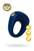 Эрекционное кольцо Satisfyer Power Ring, синее, 5.5