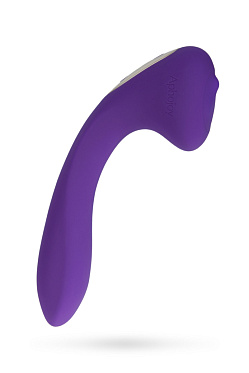 Вибратор с бусинками на ручке, 7 режимов вибрации, фиолетовый