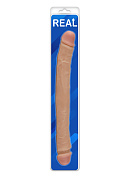 Фаллоимитатор двусторонний REAL, 39 см. Фаллоимитатор двусторонний REAL, 39 см.